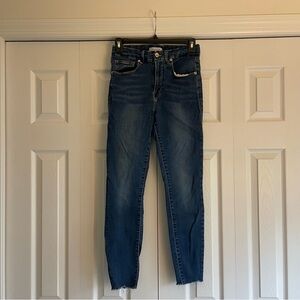 Good American good waist crop jeans